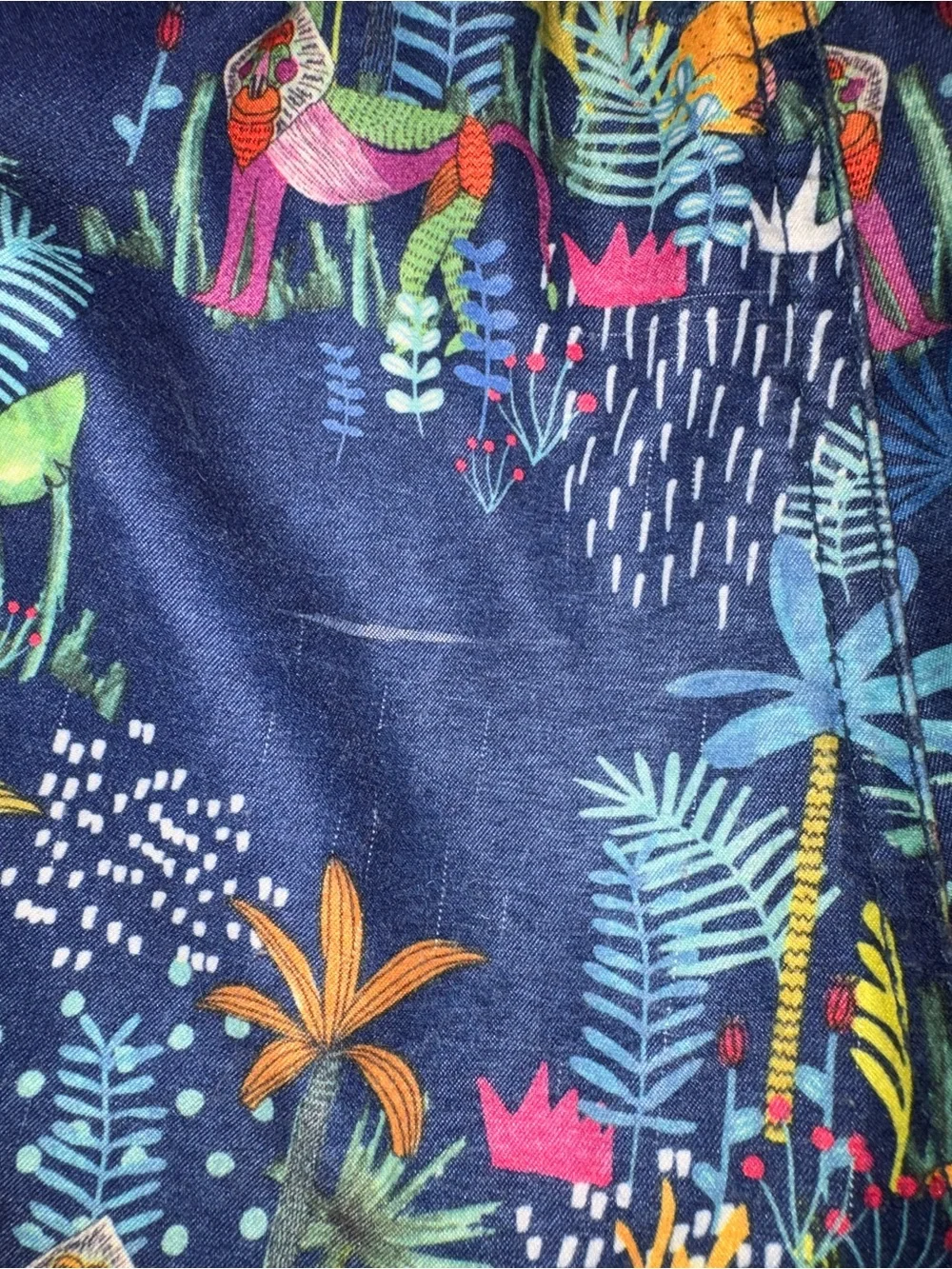 Zara boys Tropical Print Swim Shorts - size 6/7